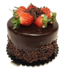 Enfes Çikolatalı 2-3 Kişilik Kutlama Pastası pasta