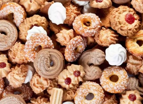 Hijyenik Üretim 1 Kg Karışık Tatlı Tuzlu Pasta pasta