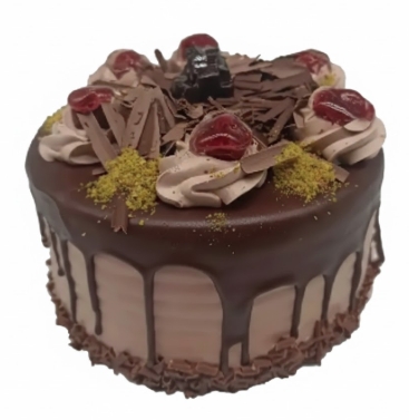 Özel Günlere 6-9 Kişilik Çikolatalı Kutlama Lezzeti pasta