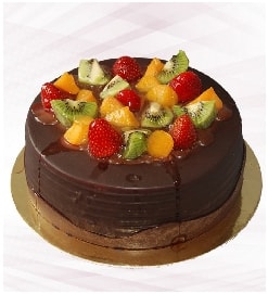 Özel Yapım Karışık Meyveli Hasbahçe Pastası 2-3 Kişilik pasta