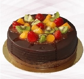 Zengin Tatlı Lezzet 6-9 Kişilik Karışık Meyveli Pasta pasta